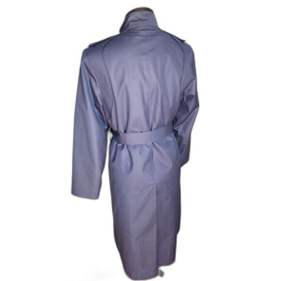Vintage London Fog Maincoats Light Purple Trench Coat Size 6P - Picture 4 of 12